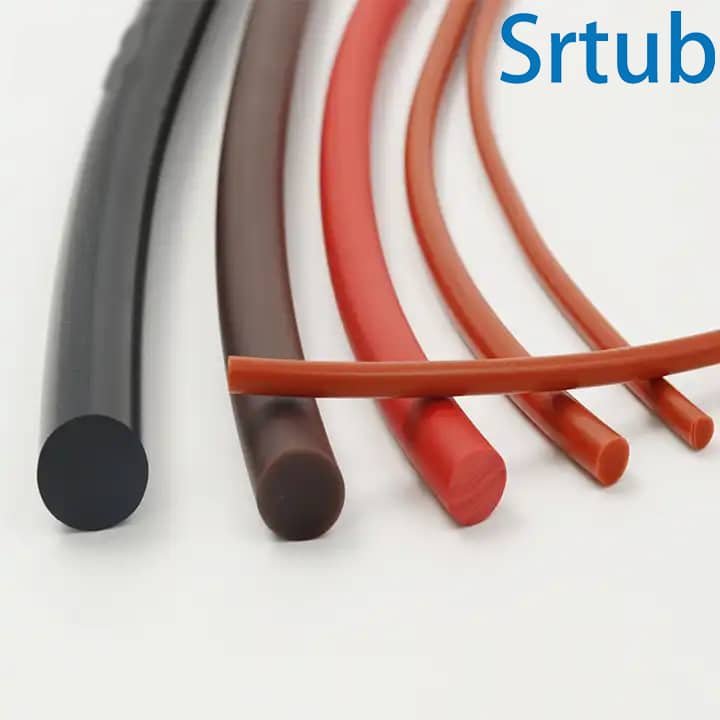 3-50 mm diametro fabbrica vendita diretta Srtub resistente al calore personalizzato in gomma siliconica striscia corda prezzo