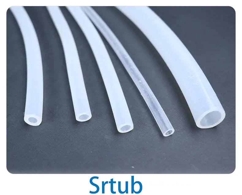 34 ID x 1 OD Srtub Medical Grade Fleksibilna silikonska guma Platinum Cured Tube Ekstrudirana silikonska cev Transparentnost cevi Proizvajalec Cena
