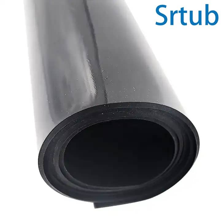 China Factory Adhesive 1mm Waterproof Natural Black Nitrile Epdm Sbr Elastic Thin Soft Oil Resistant Nonslip Silicone Rubber Sheet Roll