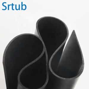 China Factory Adhesive 1mm Waterproof Natural Black Nitrile Epdm Sbr Elastic Thin Soft Oil Resistant Nonslip Silicone Rubber Sheet Roll
