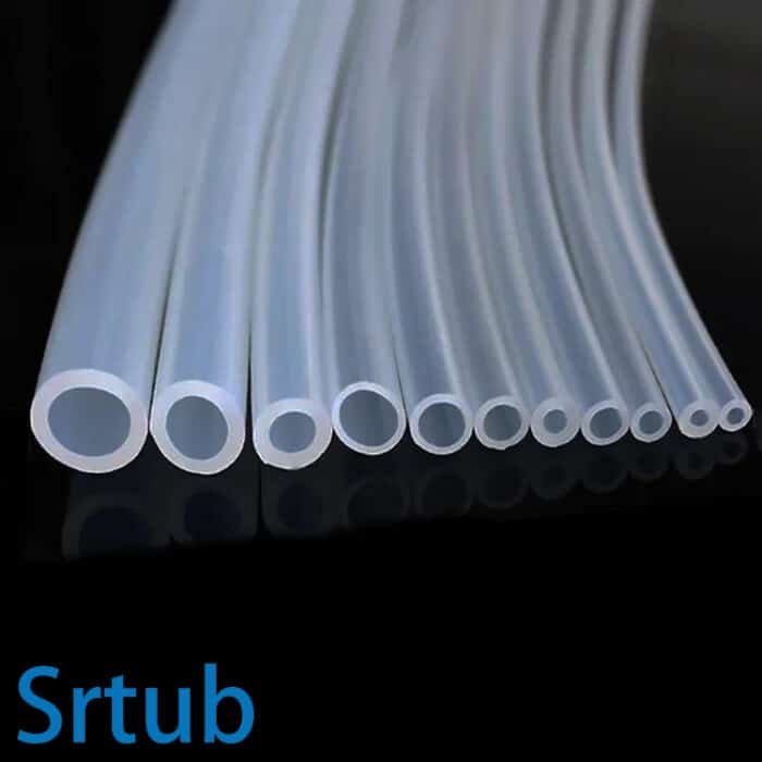 Factory Srtub leverer høy kvalitet tilpasset størrelse myk silikongummi materiale rør slange slange produsent selger