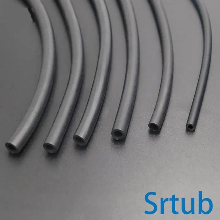 Hot Selling Srtub Factory Sale Length 5 Meter 19mm ID x 25mm OD Resistant Black Fkm Nbr Rubber Tube Hose Tubing