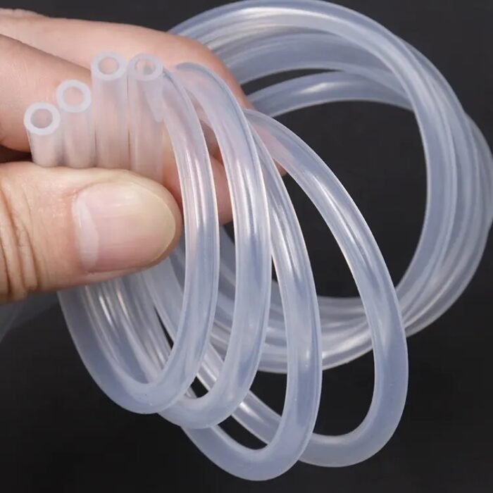 Tubazione medica elastica flessibile della fabbrica di Srtub 25mm che isola il latte del commestibile trasparente 6 millimetri della gomma colore allungabile della parete sottile 16x21 tubo del silicone produttore