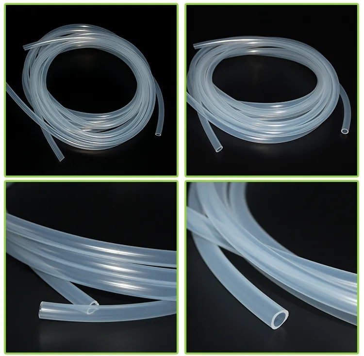 Srtub Factory Flexible Elastic Medical Tubing 25mm Insulating Food Grade Milk Transparent 6 mm Rubber Thin Wall Stretchable Color 16x21 Silicone Tube Manufacturer