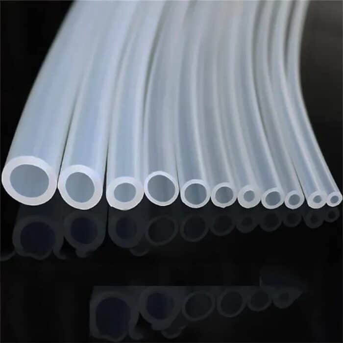 Srtub Factory Flexible Elastic Medical Tubing 25mm Insulating Food Grade Milk Transparent 6 mm Rubber Thin Wall Stretchable Color 16x21 Silicone Tube Manufacturer