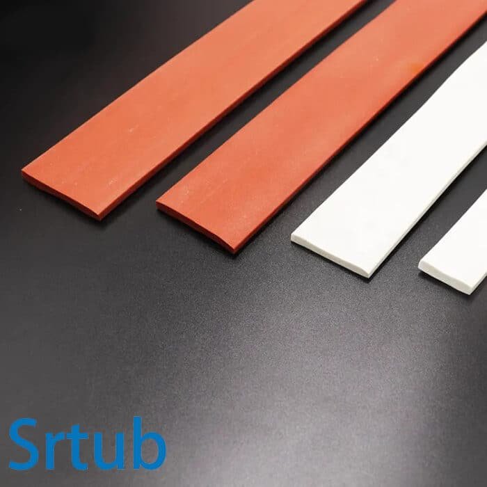 Srtub Quality High Temperature Resistance Foam Strip Adhesive Roll Silicone Foam Producent til salg