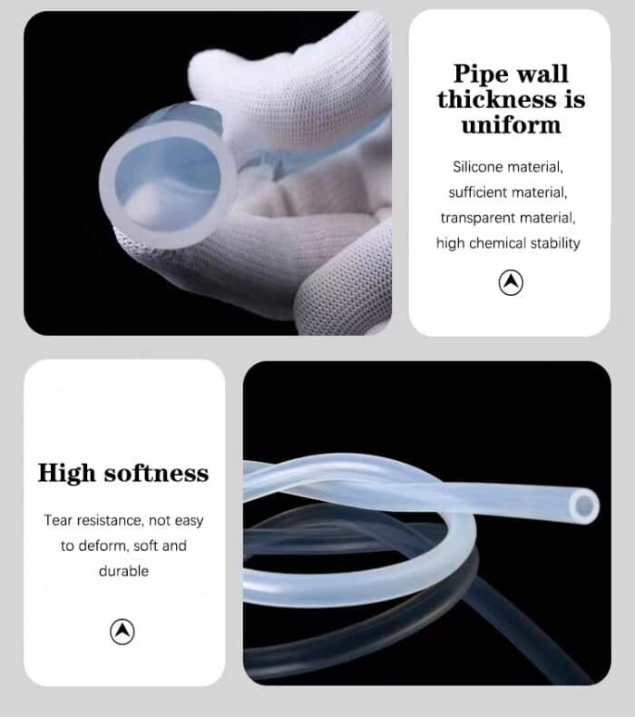 Platinou vytvrzená lékařská silikonová hadice Multi Lumen Silicone Tube Silikonové pěnové hadičky Dodávka výrobce